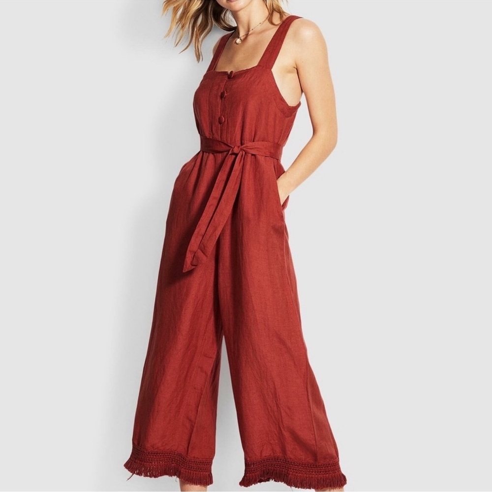Seafolly Australia Scarlet rust jumpsuit size XS
